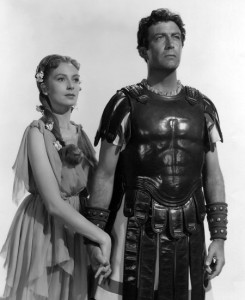 Robert Taylor et Deborah Kerr dans Quo Vadis (1951)
