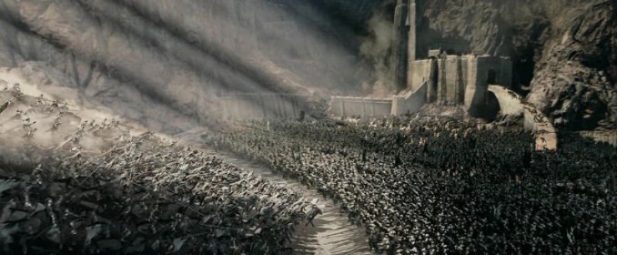 La bataille de Helm's Deep