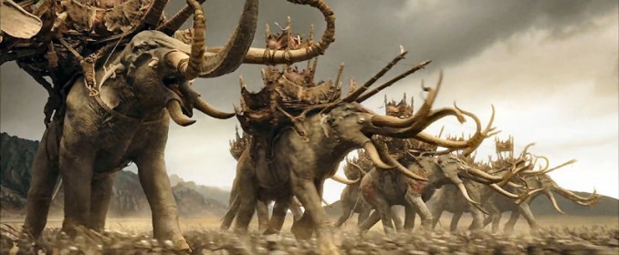 The charge of the oliphants