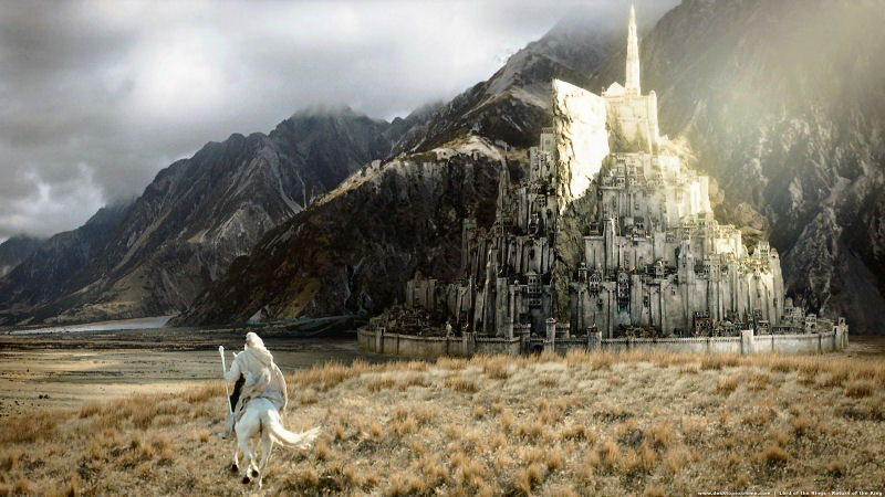 Gandalf at Minas Tirith