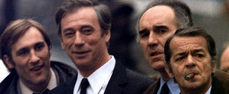 Gérard Depardieu, Yves Montand, Michel Piccoli et Serge Reggiani dans Vincent, François, Paul et les autres...