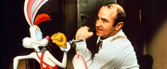 Roger Rabbit et Bob Hoskins