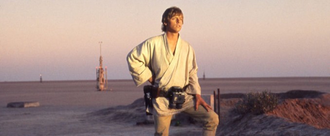 Luke Skywalker (Mark Hamill) dans Star Wars: A New Hope