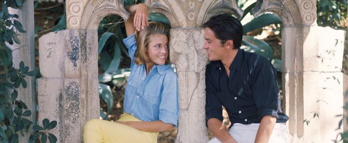 Jane Fonda et Alain Delon dans Les Félins