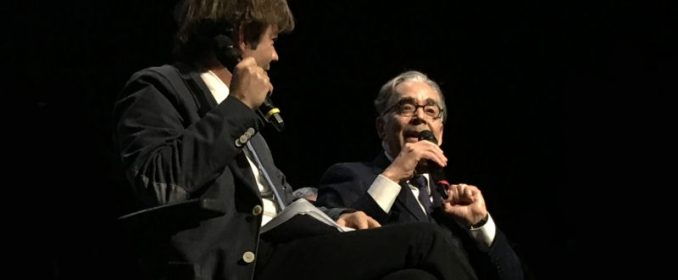 Stéphane Lerouge and Howard Shore at Salle Pleyel