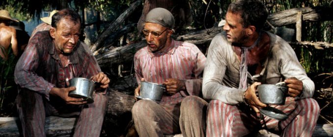 Steve McQueen et Dustin Hoffmann dans Papillon