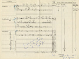 Feuille de timbres du film « Les Tontons Flingueurs » (verso) © Fonds Sacem