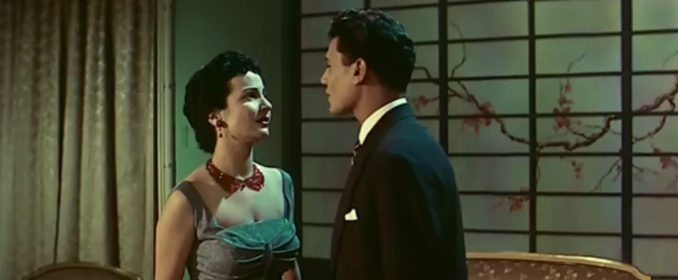 La belle Chadia et Abdel Halim Hafez dans le mélo musical Dalila (1956)