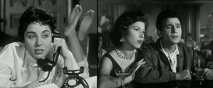 Lubna Abdel Aziz et la cuite d’Abdel Halim avec Kaouthar Shafik dans Illusions d’Amour (1957)