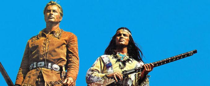 Old Shatterhand (Lex Barker) et Winnetou (Pierre Brice)