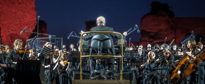 Ennio Morricone aux Thermes de Caracalla