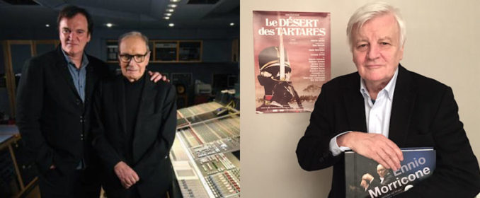 Quentin Tarantino et Ennio Morricone / Jacques Perrin