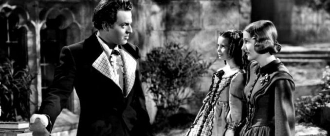Orson Welles et Joan Fontaine dans Jane Eyre
