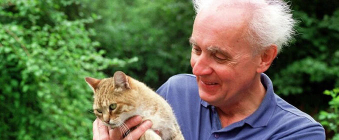 Wojciech Kilar et son chat