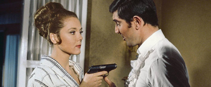 Diana Rigg et George Lazenby dans On Her Majesty’s Secret Service