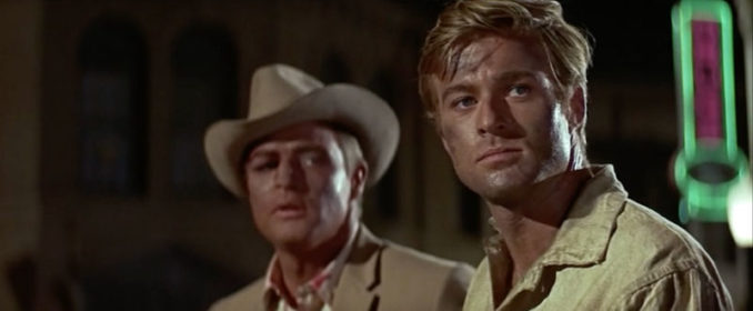 Marlon Brando et Robert Redford dans The Chase