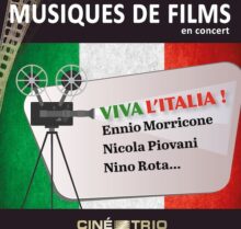 Concert : le Ciné-Trio de retour en Italie !